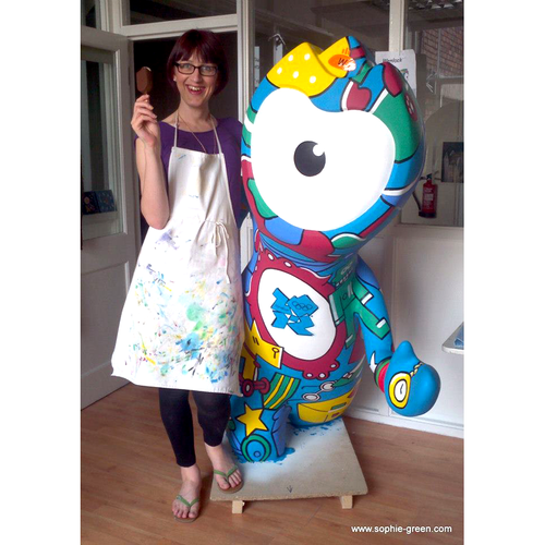 London 2012 Olympic Mascots get the Green treatment — Sophie Green London 2012 Olympic Mascots get the Green treatment — Sophie Green